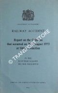 Railway Accident - Report on the Collision that occurred on 30th August 1973 at Shields Junction in the Scottish Region British Railways by Department of Transport